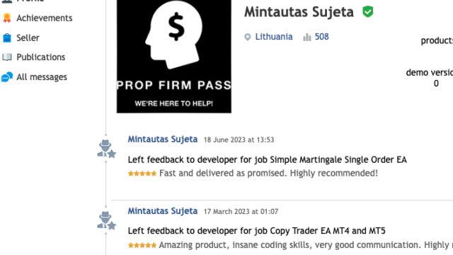 Sujeta/ Minautas/ Minty Prop Firm Passing SCammer